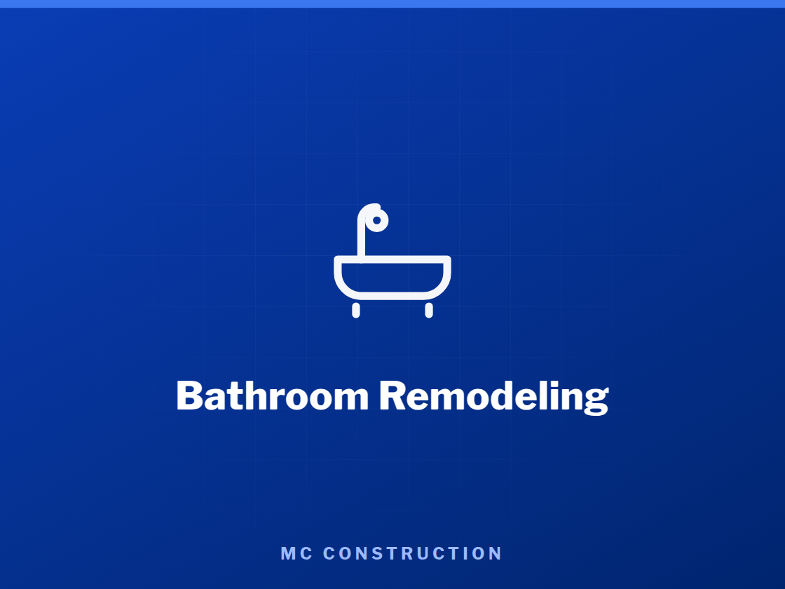 Bathroom Remodeling in Covington KY
