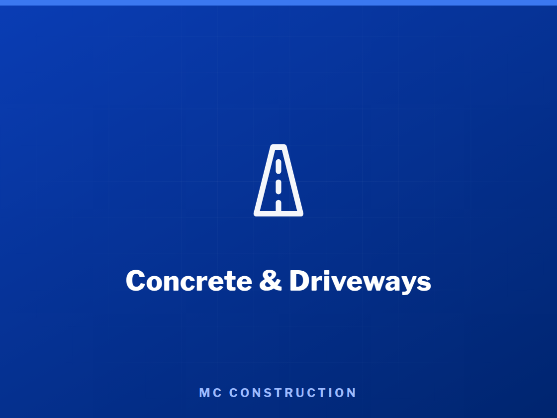Concrete and Driveways in Covington KY